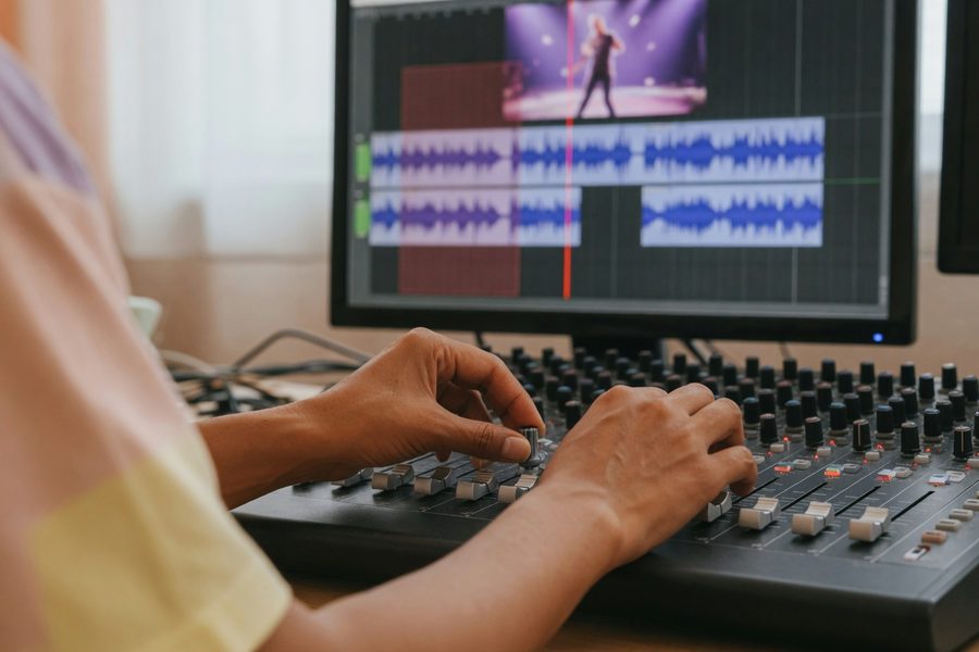 Multimodal AI converting a brief into video and voiceover in one flow