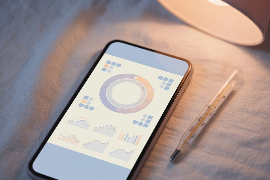 Comparison chart showing accuracy differences among AI fertility apps with confidence intervals
