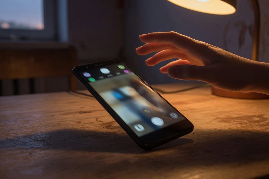 Smartphone camera scanning face for vital signs using Binah.ai technology