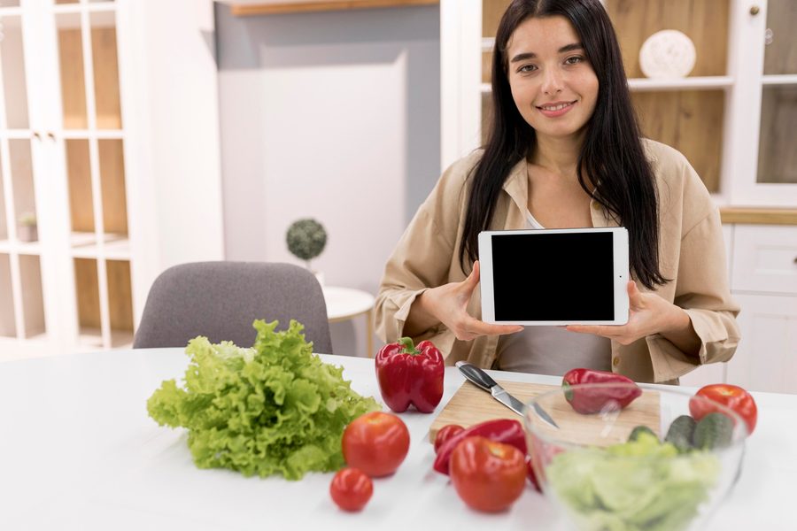Smartphone showing an AI meal planning app with grocery list integration