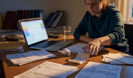 Dashboard showing AI tax planning software with bank feeds, expense categorization, and quarterly payment projections for self-employed workers